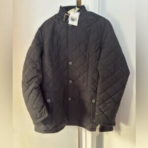 Barbour Lutz Quilted Jacket in Black Size XL NWT $300